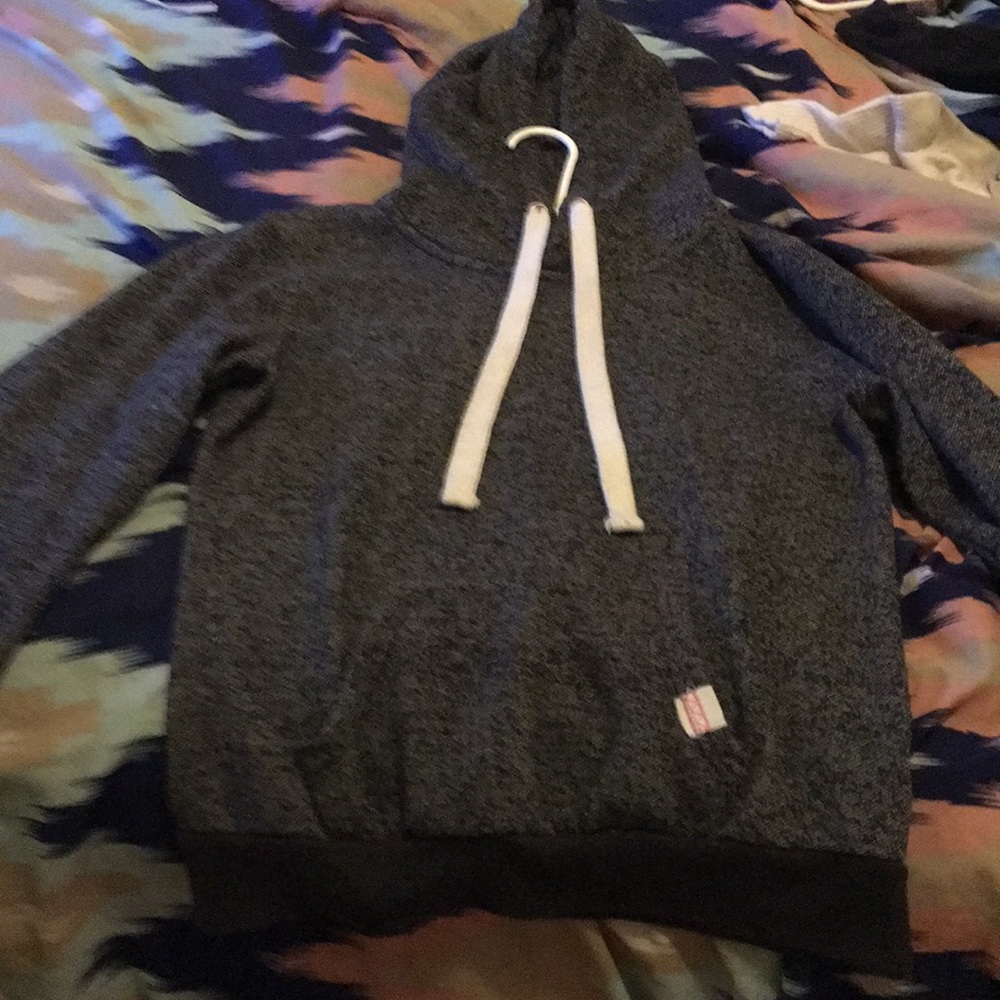 Black and white hoodie